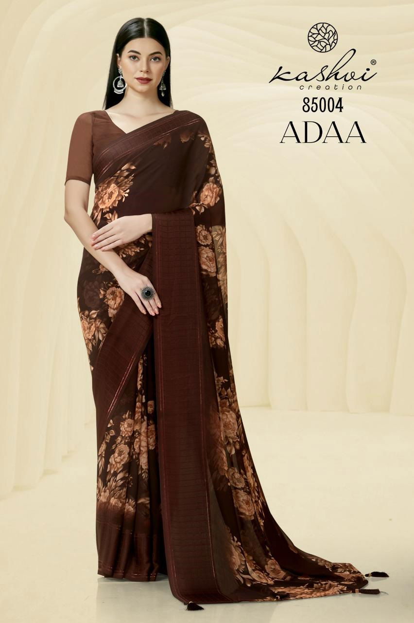 Adaa By Kashvi 85001-85008 Daily Wear Sarees Catalog